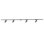 Ensemble de plafonnier sur rail à 4 lumières (1 po) à intensité variable DEL 4000K Paolo