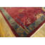 Hand Knotted Wool Area Rug in Pink
