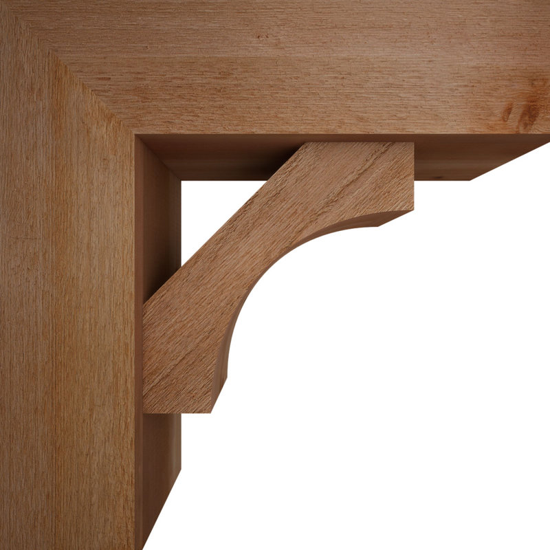 Support Westlake Block avec support décalé, 24 x 24, Cèdre rouge occidental de l 8 po (scié brut)