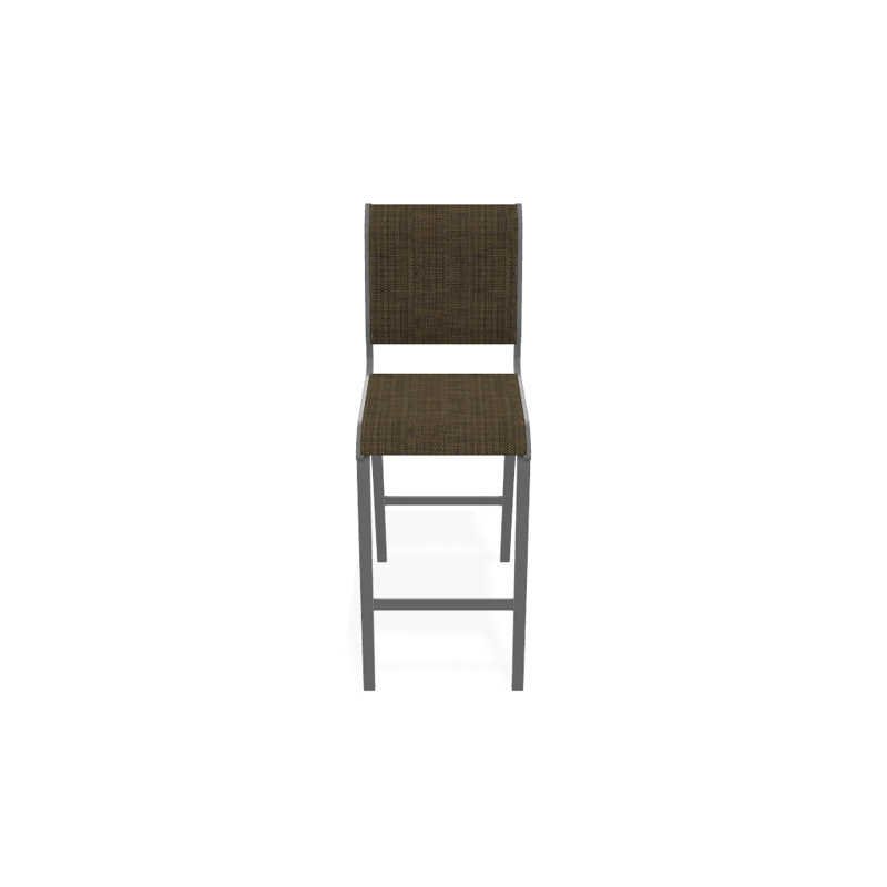 Tabouret de bar 29,5 po Holna, Beacon taupe Sunbrella®, Graphite texturé