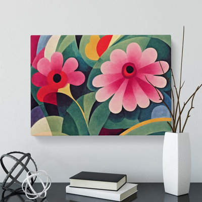 Cute Carnation Flowers - Wrapped Canvas Painting