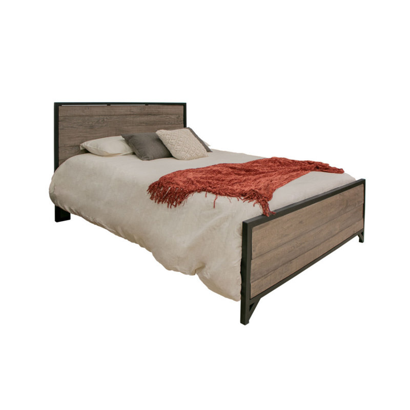 Everbert Solid Wood Platform Bed