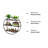 Brayville 3 Piece Circle Floating Shelf with Adjustable Shelves