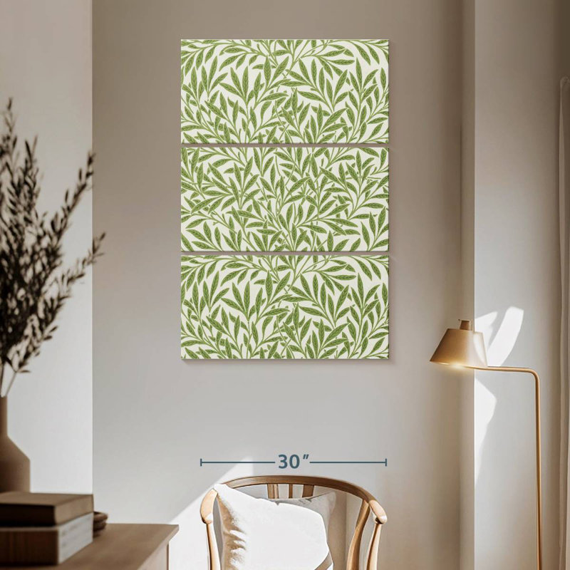 Kerner Willow Pattern, 65" H x 42" W