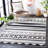 Aarent Southwestern Ivory/Black Indoor / Outdoor Area Indoor/Outdoor Area Rug-1911804692