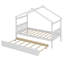 Lit en bois avec lit gigogne-674937833