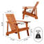 Chaise Adirondack en bois massif Avemaria-2136063593
