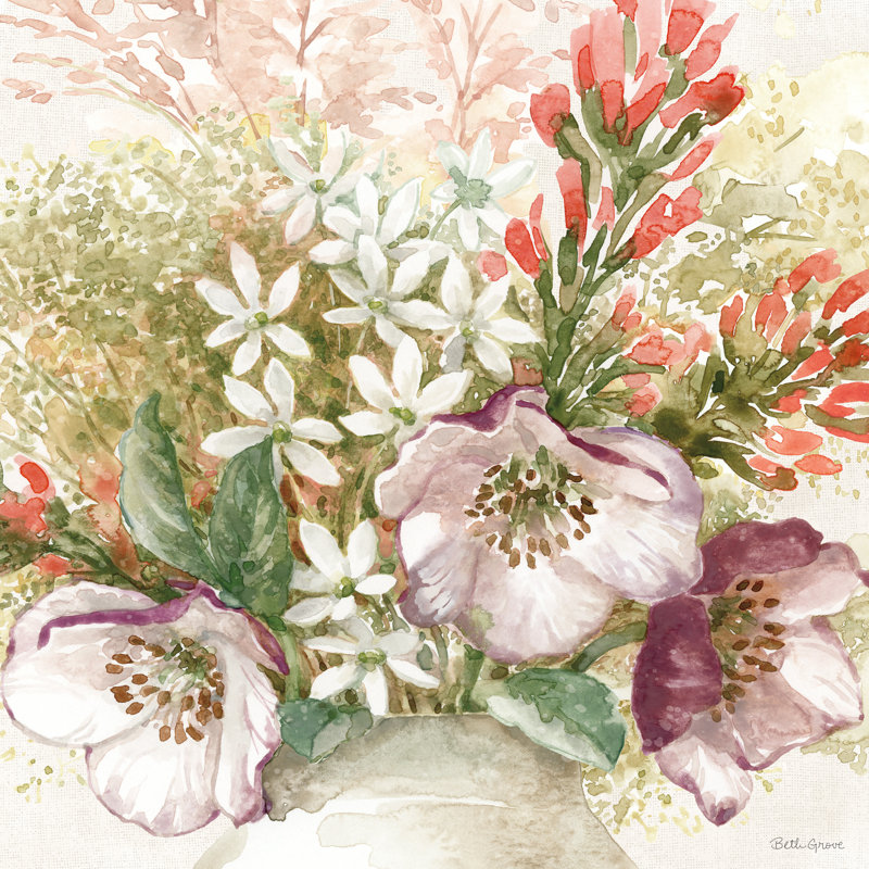 " Cottage Charm IV ", 12" H x 12" W x 1.25" D