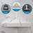 Palisade Vinyl Waterproof Corner Shower Shelf in Smoky Sky/Urban Slope-98678572