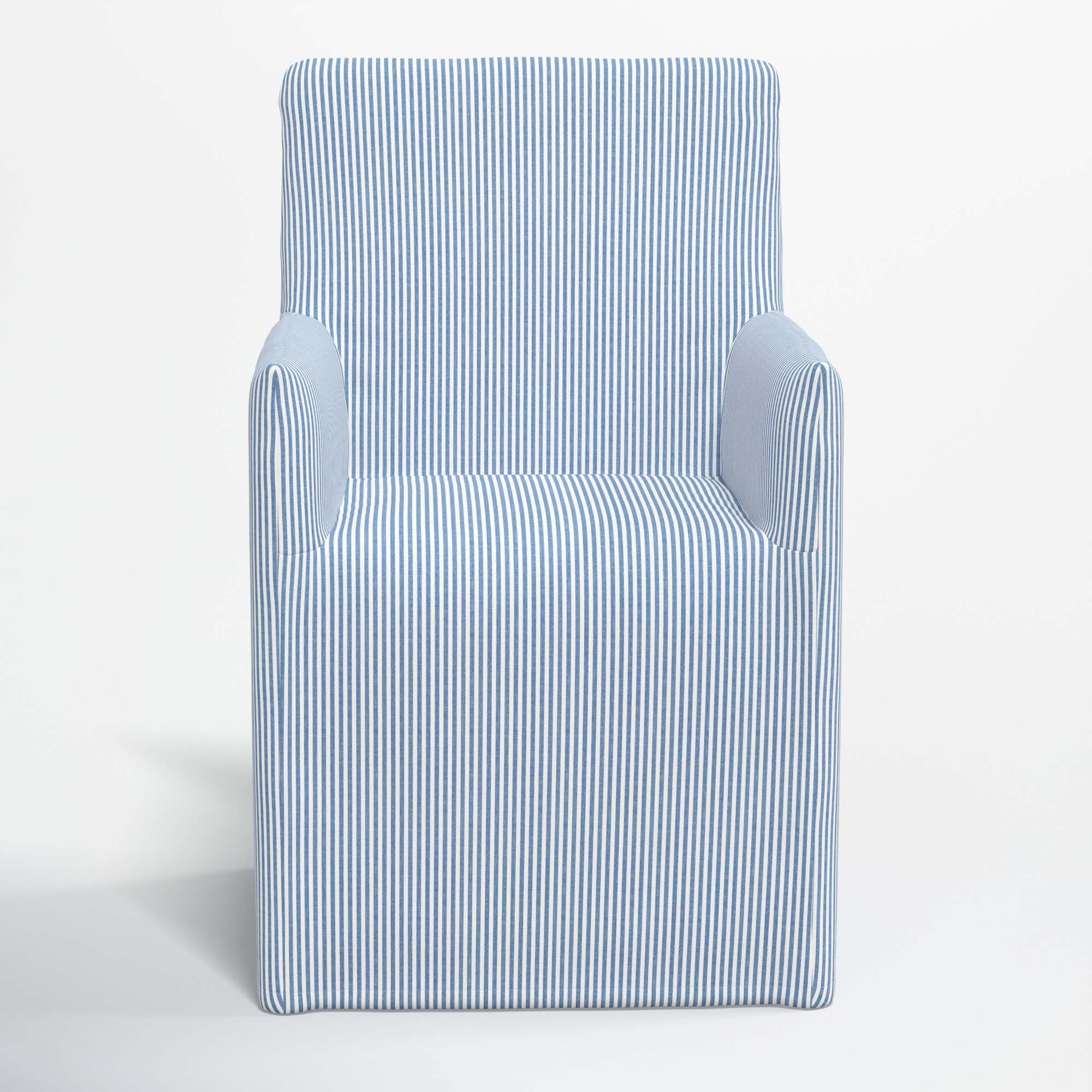 Ivanka Dining Chair, Prep Stripe Blue