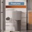 Toilette allongée une pièce matte à double chasse 1,1 / 1,6 GPF, Matte Grey
