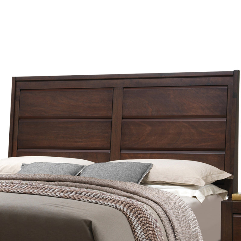 Walnut Finish Queen Bed
