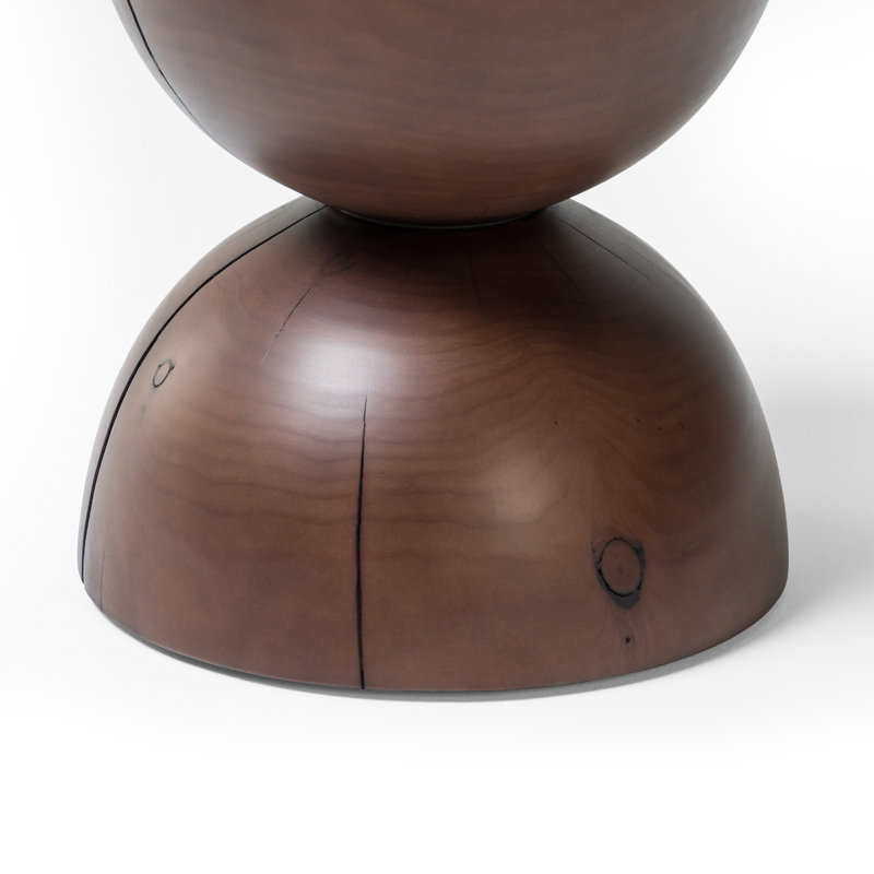 Aliza Solid Wood End Table, Black