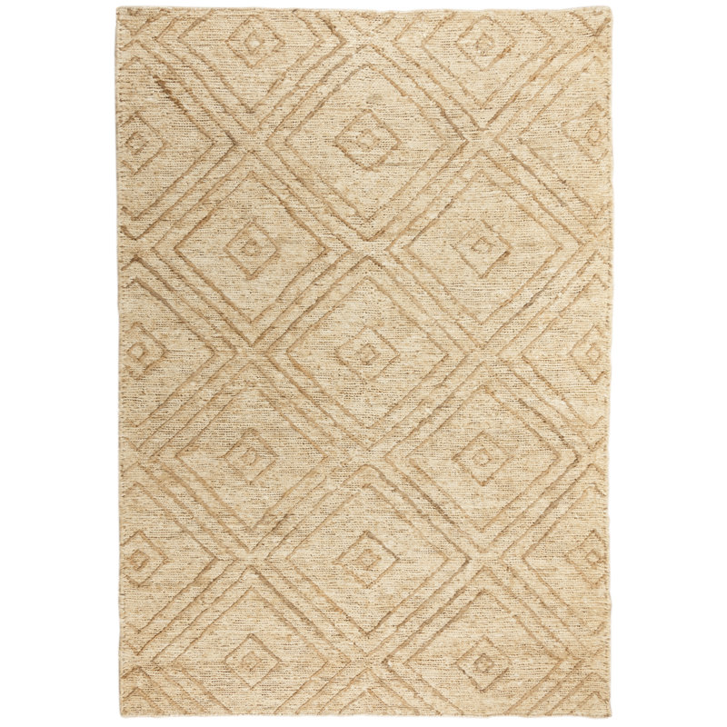 Geometric Indoor Rug, Rectangle 5' x 7'6"