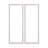 11.81'' H x 31.5'' W x 0.56'' D Plastic Casing