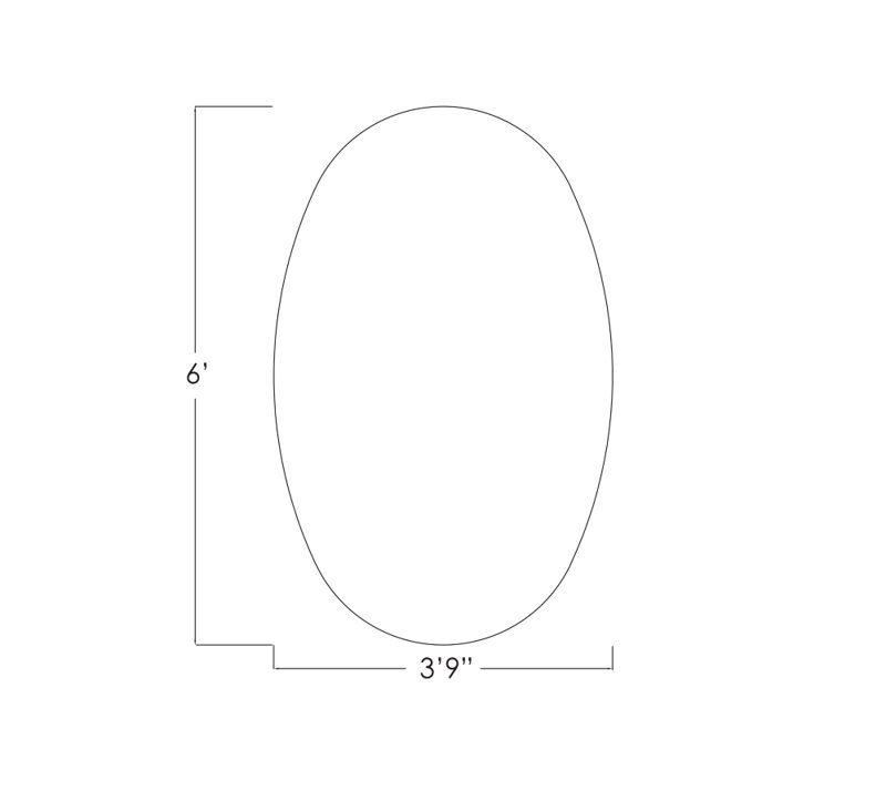 Table de réunion de bateau 6x4