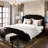 Lasater Queen Size Modern Curved Upholstered Bed-311579303