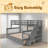 Stairway Twin-Over-Full Bunk Bed With Drawer, Storage And Guard Rail For Bedroom, Dorm, For Adults-1760392899