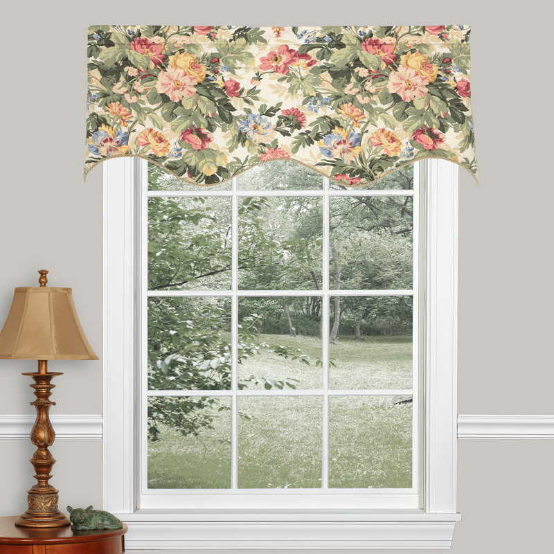 Virginia Traditional Cotton Floral Filler Valance