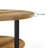 Lucylla Single Round Coffee Table with 2-Tier Storage