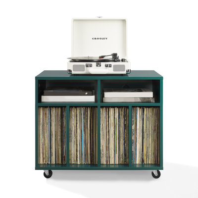 Carlo Rolling Record Storage Console by Ebern Designs