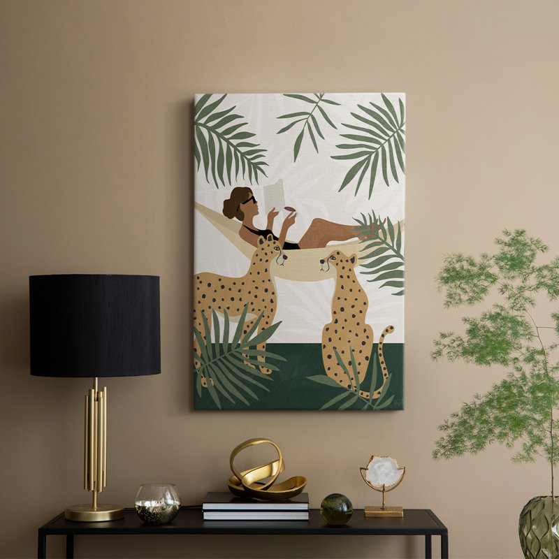 Tropical lecture I - galerie Cavas sur mesure, H 27 po x l 18 po
