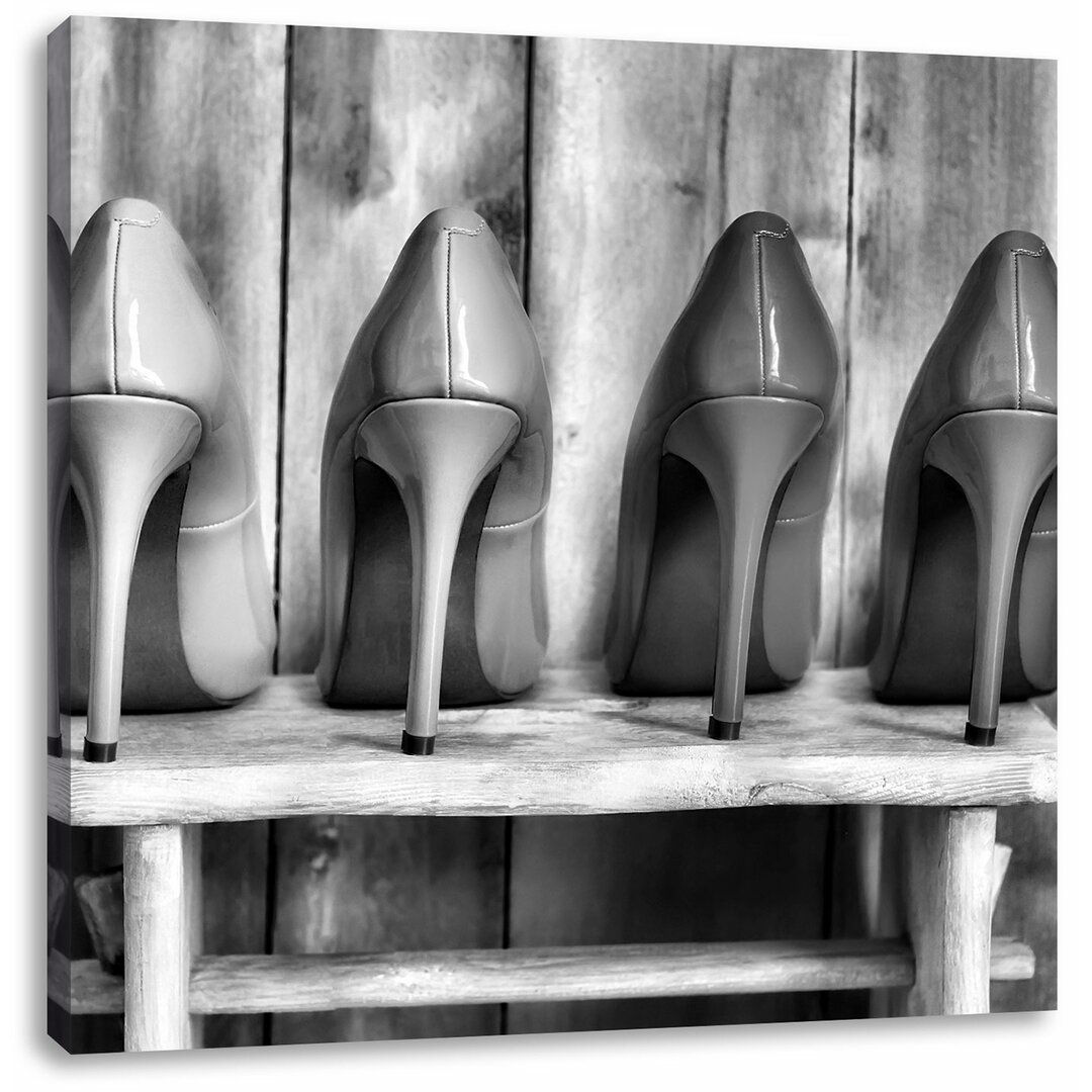 Leinwandbild Bunte High Heels