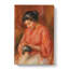 Girl Darning by Pierre-Auguste Renoir - Wrapped Canvas-61887044