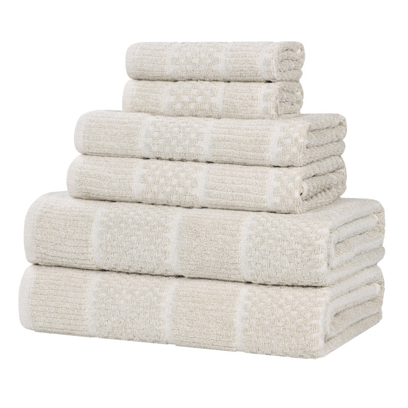 Ensemble de serviettes 6 pièces Superior, Beige