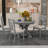 5-Piece Retro Functional Dining Table Set-226616303