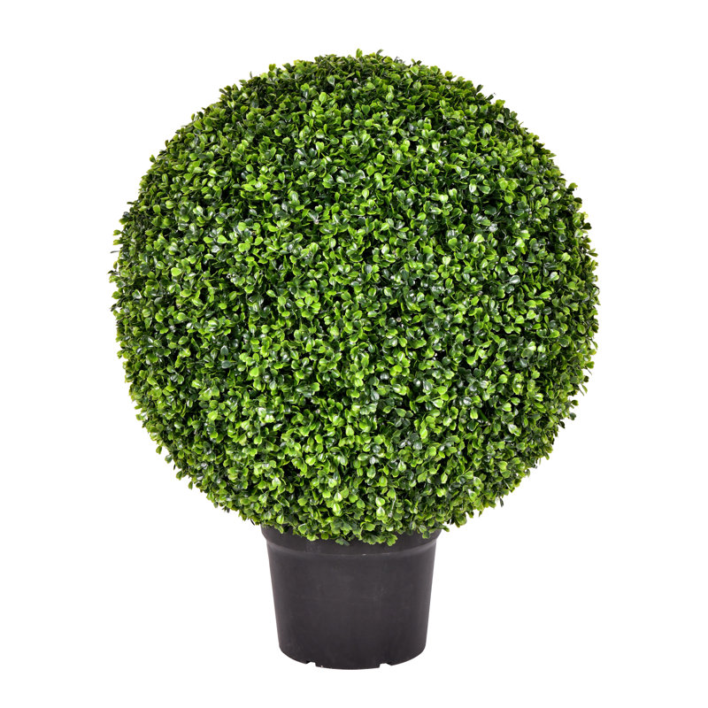 Hillside Artificial Green Boxwood Ball., 29" H x 24" W x 24" D
