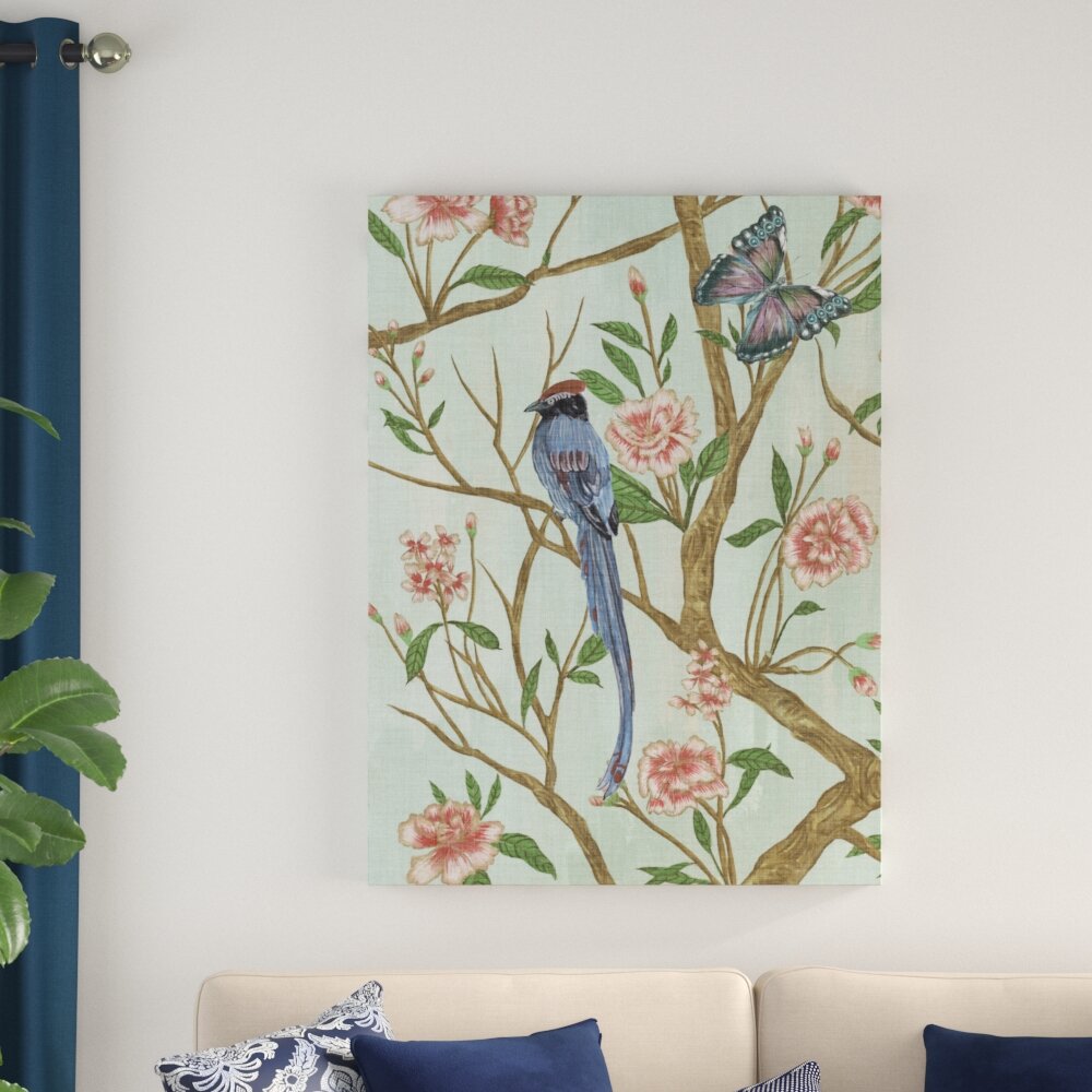 Charlton Home® Delicate Chinoiserie I On Canvas by Melissa Wang ...