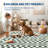 Washable Rugs for Living Room Modern Abstract Checkered Area Rugs Non Slip Carpet Indoor Stain Resistant Carpet for Dining Room Playroom Nursery-1742533894-1742533913