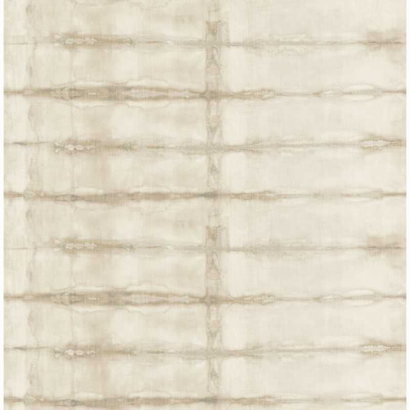 Papier peint à rayures géométriques Modulus, Beige