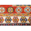 Tapis orange en laine Kazak noué à la main 5 x 8