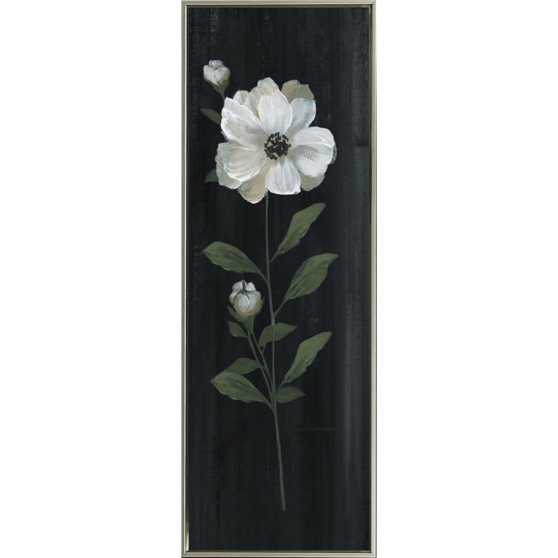 White Country Botanical I Canvas Wall Art