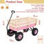 Chariot de jardin avec clôture et roues-114606019