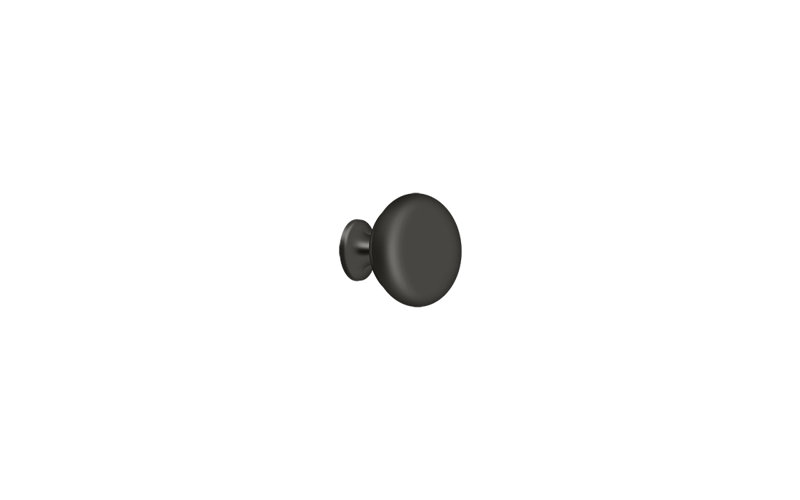 Mushroom Knob, Oil-Rubber Bronze