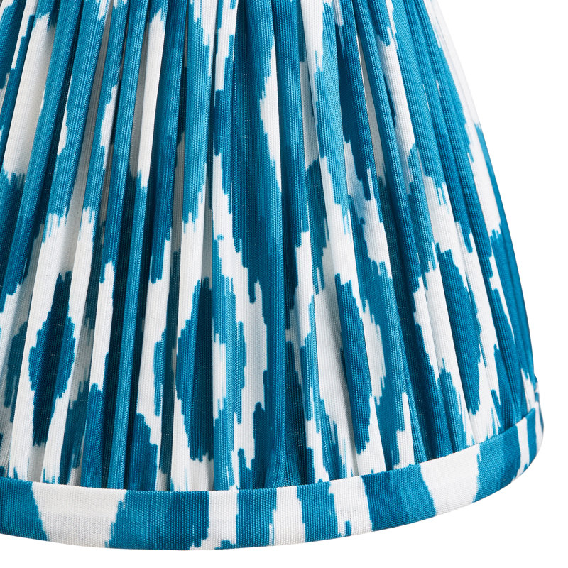 Step Fold Armed Sconce, Blue/White