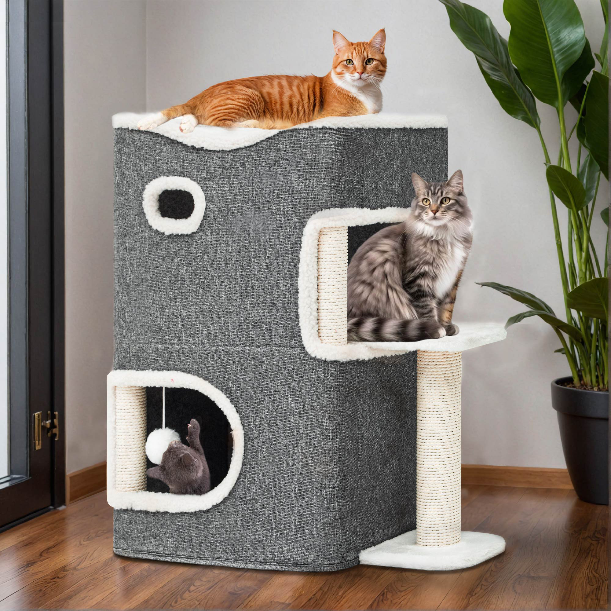 Tucker Murphy Pet™ Frankenreiter 24.8'' H Cat Tree | Wayfair