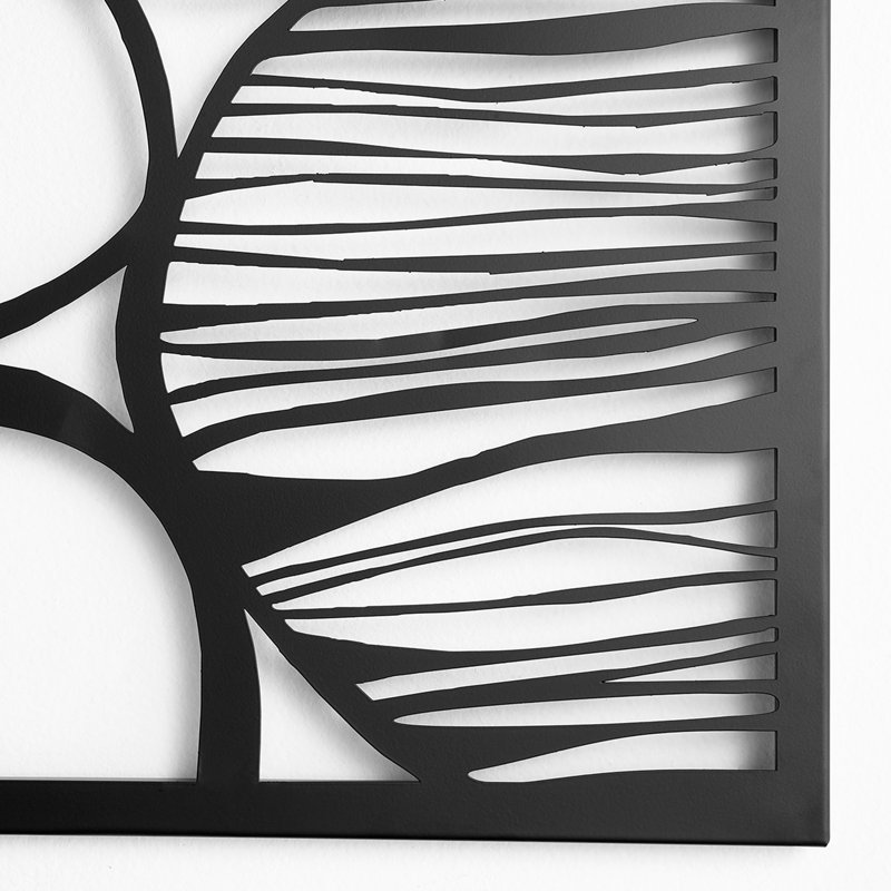 Roccia Modern Abstract Wall Decor on Metal