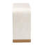 Console en coquille de nacre blanche Capiz
