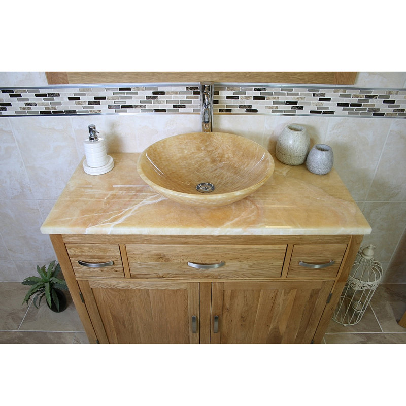 Nina 1000 mm Freestanding Single Vanity with Vessel Basin