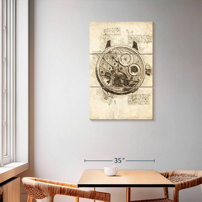 Old Rolex Inside, 57" H x 36" W