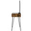 Ensemble coiffeuse avec tabouret avec miroir Lachapelle-1108036045