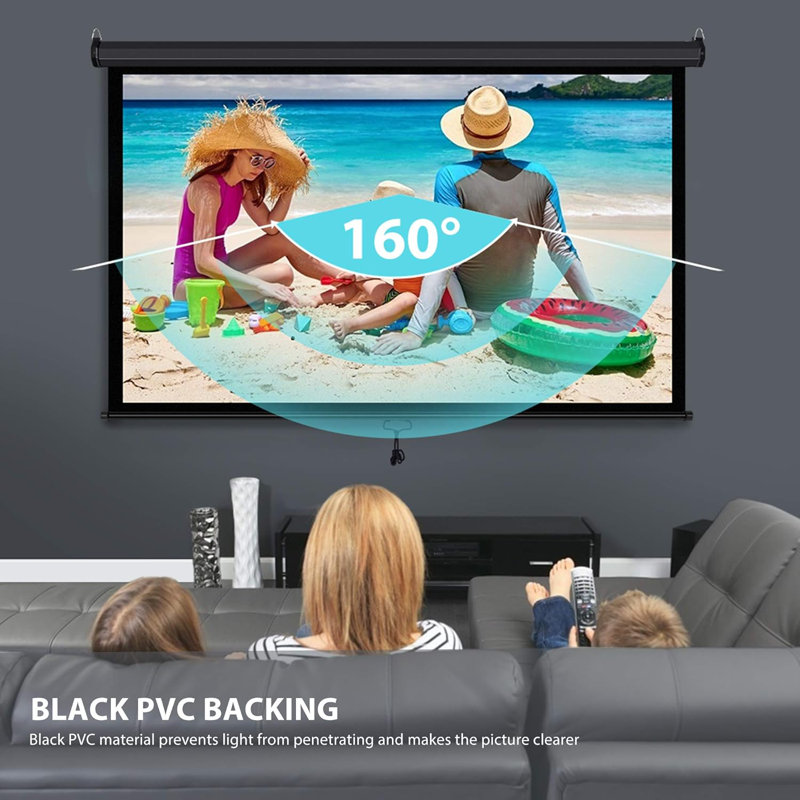 Écran de projection manuel Vivohome