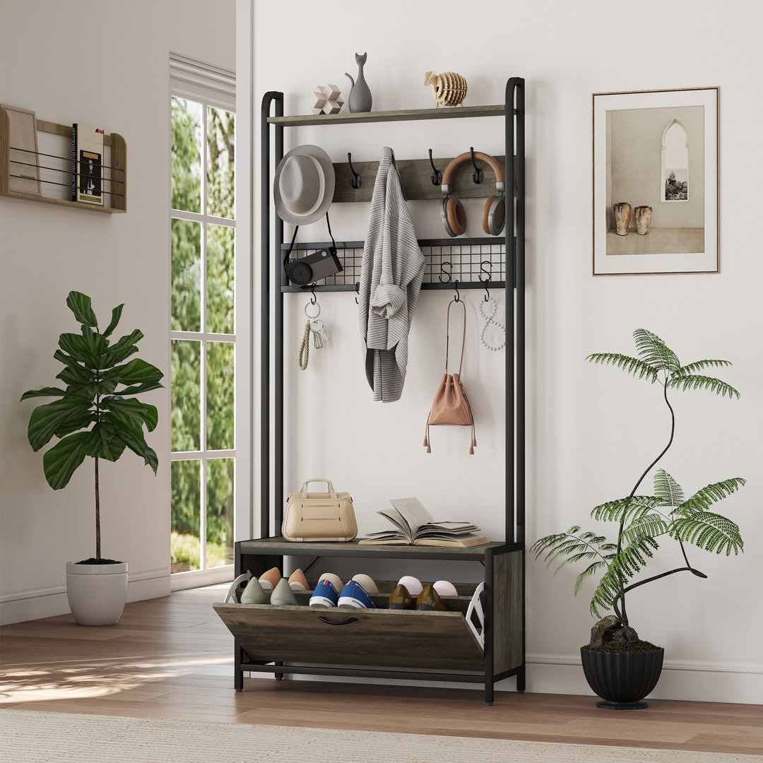 Hall Tree 80cm Wide