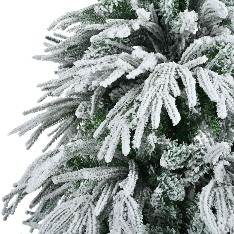 Arbre de Noël enneigé pré-éclairé, 6'