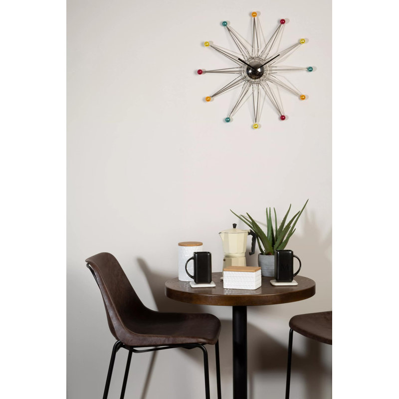 Metal Wall Clock, Multicolour