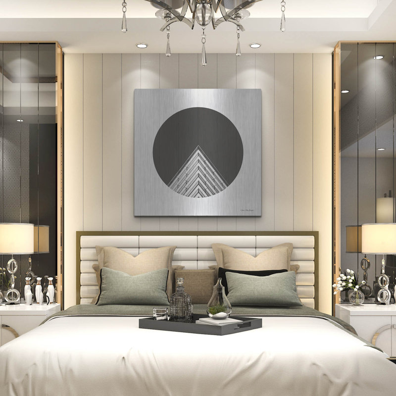 " Triangular Architecture " by Seven Trees Design, 36" H x 36" W